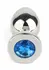 Mr. Steel Jeweled Plug Medium analni čep od nerđajućeg čelika sa ukrasnim kamenom na bazi