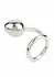 Mr. Steel Ass Hitch Egg 50 mm with Stainless Steel Grip Ring 50 mm