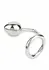 Mr. Steel Ass Hitch Egg 45 mm intimni čep od nerđajućeg čelika sa prstenom