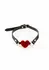 Fetish & Fashion Katherine Gag Adjustable PU Ball Restraint Black