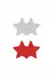 NS Novelties Pretty Pasties Glitter Stars 2 para, svetlucavi samolepljivi pokrivači za bradavice