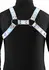 Cosmo Harness Rogue podesivi pojas za grudi sa srebrnim detaljima vinil M/L