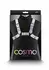 Cosmo Harness Rogue podesivi vinilni pojas za grudi crni S/M