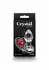 Crystal Desires Red Heart mali stakleni plag, borosilikatno staklo kompaktne veličine