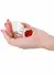 Crystal Desires Red Heart Medium Glass Plug - Borosilicate, Decorative