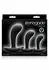 Renegade P Spot Kit Silicone Prostate Plug Set Black 3 Sizes