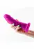 NS Novelties Colours Dual Density Wide dildo od platinum silikona dužine 17.8 cm