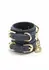 NS Novelties Bondage Couture Wrist Cuff Elegant Blue Design