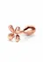Rear Assets Clover Chrome-Plated Aluminum Plug Medium Pink Gem