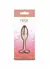 Rear Assets Clover Chrome-Plated Aluminum Plug Medium Pink Gem