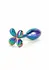 Rear Assets Clover Chrome-Plated Aluminum Plug Medium Pink Gem