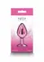 NS Novelties Rear Assets Medium Chrome-Plated Aluminum Plug