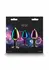 Rear Assets Trainer Kit Heart Chrome-Plated 3-Piece Set Silver