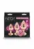 Rear Assets Trainer Kit Chrome-Plated Graduated Set 3 pcs Silver