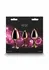 Rear Assets Trainer Kit Chrome-Plated Graduated Set 3 pcs Silver