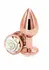 Rose Buttplug Medium Chrome-Plated Aluminum Visual Accent