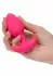 Cheeky Cheeky Glow vibrirajući analni čep S koji svetli u mraku, silikonski, USB, IPX7