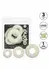Alpha Silicone 3 Ring Set Glow-In-The-Dark Liquid Silicone, 3 Sizes