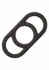 Alpha Silicone Commander Ring Liquid Silicone Flexible Black