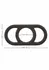 Alpha Silicone Commander Ring Liquid Silicone Flexible Black