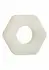 Alpha Glow-In-The-Dark Liquid Silicone Hexagonal Support Ring