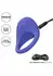 CalExotics Connect Couples Ring App-Controlled Silicone Blue