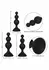 CalExotics silikonski analni set sa kuglicama od 3 dela crni