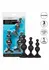 CalExotics silikonski analni set sa kuglicama od 3 dela crni