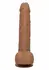 CalExotics Squirting Vibrating Stick vibrator od tečnog silikona sa 10 brzina, 22 cm, bež