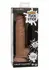 CalExotics Squirting Vibrating Stick vibrator od tečnog silikona sa 10 brzina, 22 cm, bež