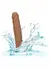 CalExotics Squirting Vibrating Stick vibrator od tečnog silikona sa 10 brzina, 22 cm, bež