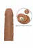 CalExotics Squirting Vibrating Stick vibrator od tečnog silikona sa 10 brzina, 22 cm, bež