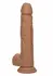 CalExotics Squirting Vibrating Stick vibrator od tečnog silikona sa 10 brzina, 22 cm, bež
