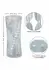 Cyclone Dual Ribbed Stroker XL Transparent Intimate Device 1.75 lbs