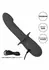 Ramrod Gyrating Silicone Intimate Device 12-Function Waterproof Black