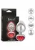 Jewel Large Ruby Heart Plug, luksuzni metalni analni čep sa crvenim draguljem, veličina L