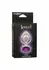 Jewel Large Amethyst Plug, metalni model sa ukrasnim draguljem, veličina L
