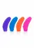 Posh Silicone Finger Swirls, set šarenih teksturisanih navlaka za prste