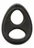 CalExotics Ultra Soft Dual Ring silikonski sistem dvostrukog prstena crni