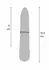 ToyJoy Diamond Superbe klasični vibrator sa cirkonima 19 cm