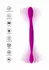 TOYJOY Infinity Double fleksibilni silikonski intimni masažer, USB, ljubičasti
