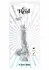 TOYJOY Get Real Clear Dildo TPE 16 cm, transparentan i fleksibilan model