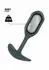 ToyJoy The Athlete otežani silikonski analni čep 12cm 230g crni