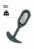 ToyJoy The Player silikonski otežani analni čep 106g crni 11cm