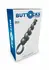TOYJOY The Screw Plug silikonski analni čep sa metalik završnicom srednji 8713221833075