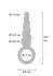 TOYJOY The Screw Plug silikonski analni čep sa metalik završnicom srednji 8713221833075
