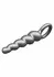 TOYJOY The Screw Plug silikonski analni čep sa metalik završnicom srednji 8713221833075