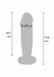 TOYJOY Buttocks The Intruder vibrirajući metalni analni čep, veliki, USB, crni