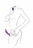 ToyJoy Nymphea vibrator za parove bez kaiševa, daljinski upravljač, silikon, USB, roze