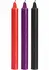 TOYJOY japanske sveće za kapanje, set od 3 komada, vosak niske temperature, višebojne